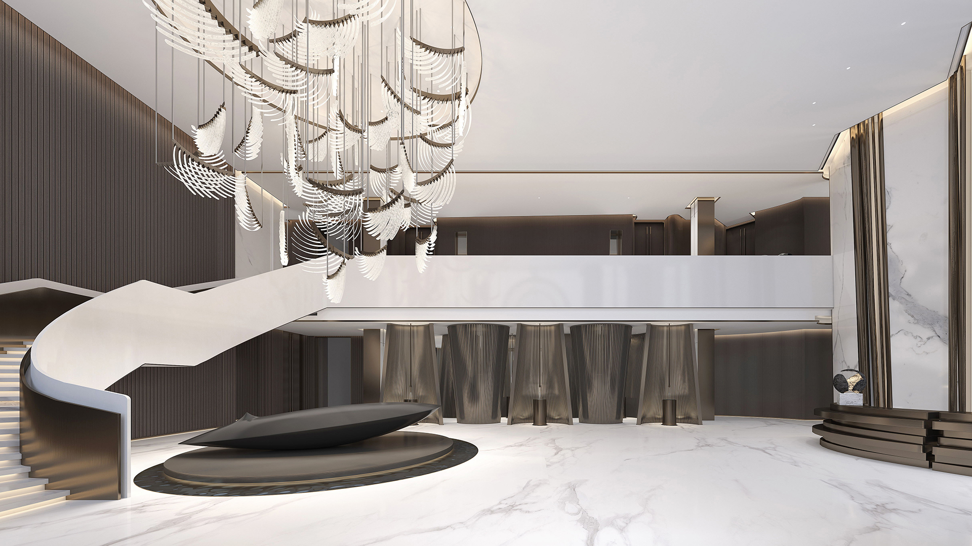 恒力·蘇州餐飲會所空間混搭設(shè)計方案「效果圖」