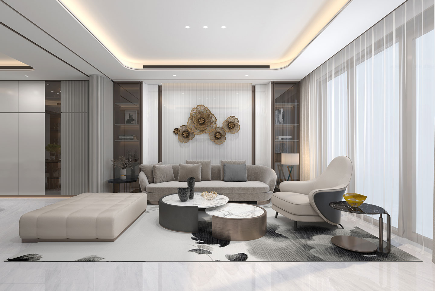 北京豐臺私人別墅豪宅560㎡室內(nèi)設(shè)計方案「圖」